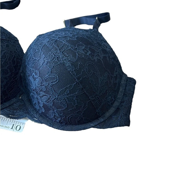 Joyspun Black lace underwire bra size 36D women’s lined - Picture 2 of 4